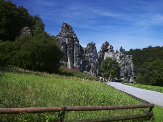 Externsteine von Osten