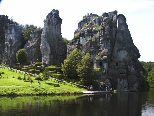 Externsteine von Norden