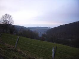 Werratalbrücke von Laubach aus