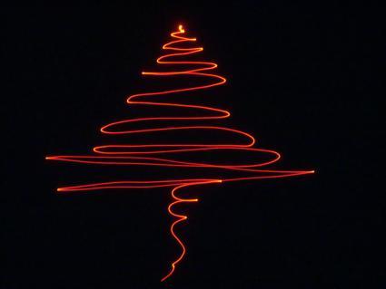 Laser-Weihnachtsbaum