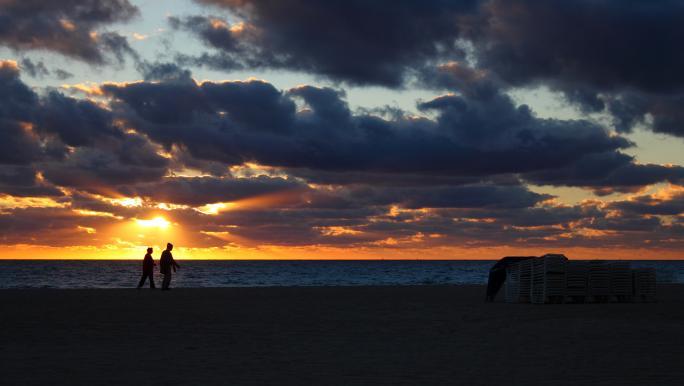 Sonnenaufgang Miami Beach