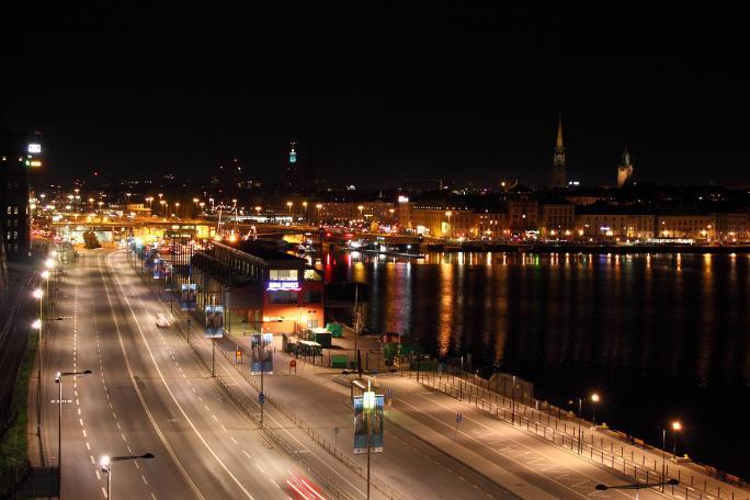 Stockholm bei Nacht